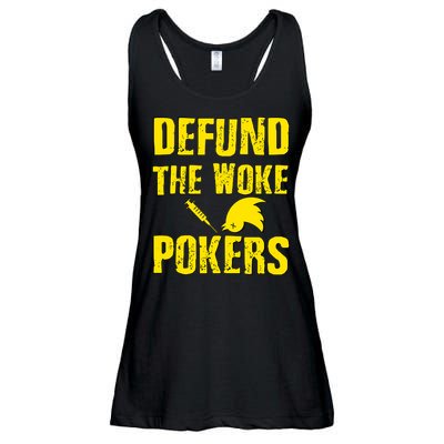 Defund Woke Pokers Ladies Essential Flowy Tank