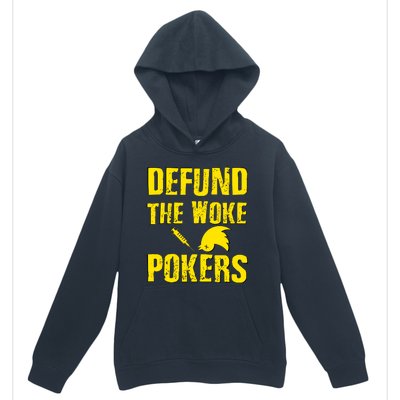 Defund Woke Pokers Urban Pullover Hoodie