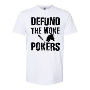 Defund Woke Pokers Softstyle CVC T-Shirt