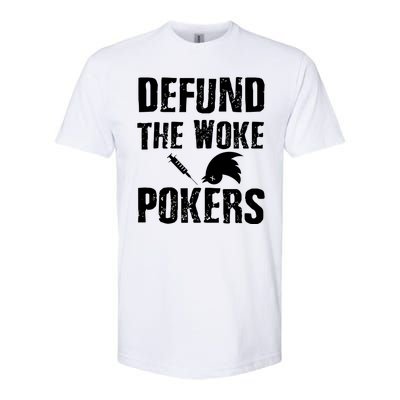 Defund Woke Pokers Softstyle CVC T-Shirt