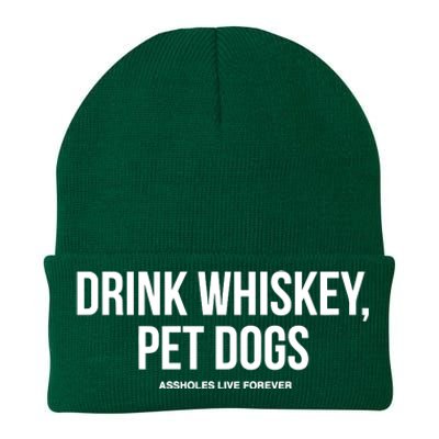 Drink Whiskey Pet Dogs Knit Cap Winter Beanie