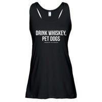 Drink Whiskey Pet Dogs Ladies Essential Flowy Tank