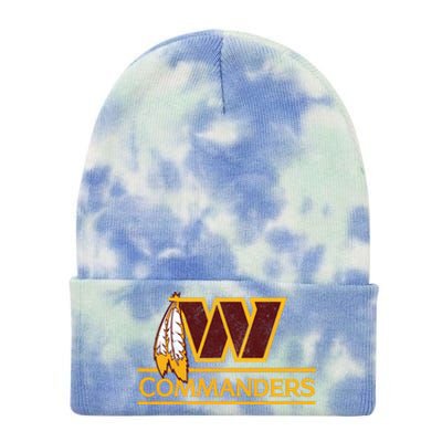 Dan W Quinn Tie Dye 12in Knit Beanie