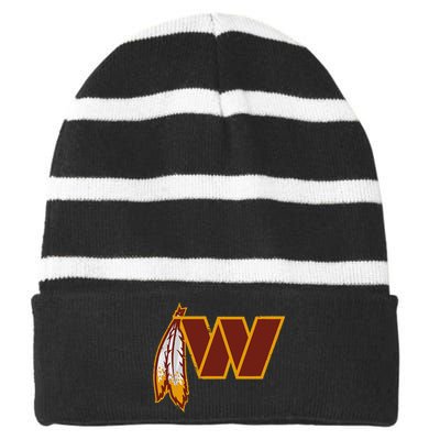 Dan W Quinn Striped Beanie with Solid Band