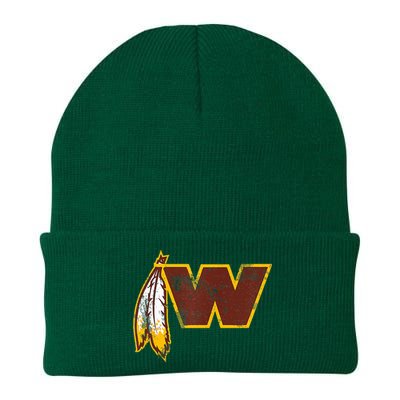 Dan W Quinn Funny W Design Knit Cap Winter Beanie