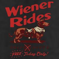 Dachshund Wiener Rides Only 25 Cents Free Today Only 7 Panel Mesh Trucker Snapback Hat
