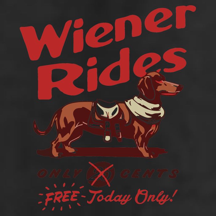 Dachshund Wiener Rides Only 25 Cents Free Today Only 7 Panel Mesh Trucker Snapback Hat