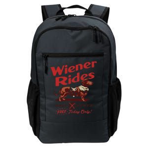 Dachshund Wiener Rides Only 25 Cents Free Today Only Daily Commute Backpack