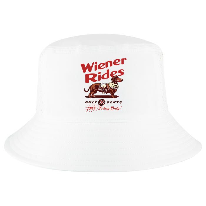 Dachshund Wiener Rides Only 25 Cents Free Today Only Cool Comfort Performance Bucket Hat