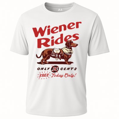 Dachshund Wiener Rides Only 25 Cents Free Today Only Performance Shirt