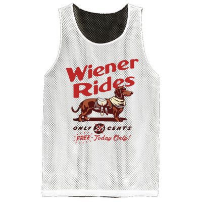 Dachshund Wiener Rides Only 25 Cents Free Today Only Mesh Reversible Basketball Jersey Tank