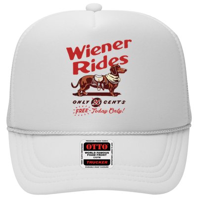 Dachshund Wiener Rides Only 25 Cents Free Today Only Trucker Hat