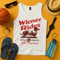 Dachshund Wiener Rides Only 25 Cents Free Today Only Tank Top