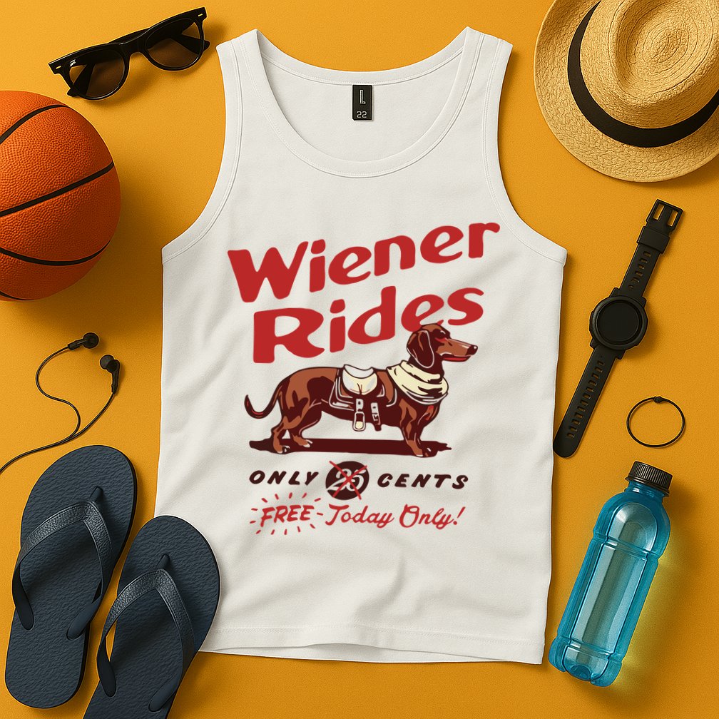 Dachshund Wiener Rides Only 25 Cents Free Today Only Tank Top