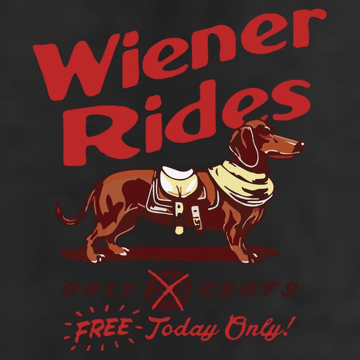 Dachshund Wiener Rides Only 25 Cents Free Today Only 7 Panel Mesh Trucker Snapback Hat