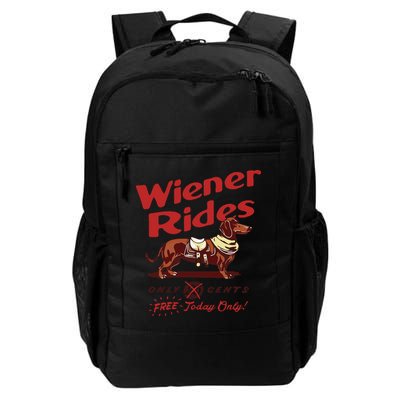 Dachshund Wiener Rides Only 25 Cents Free Today Only Backpack