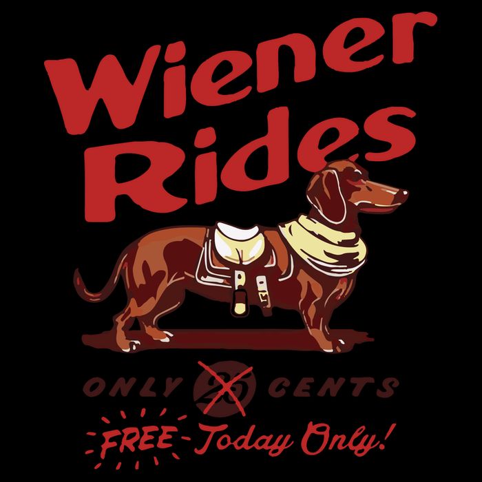 Dachshund Wiener Rides Only 25 Cents Free Today Only 16 in Basic Backpack