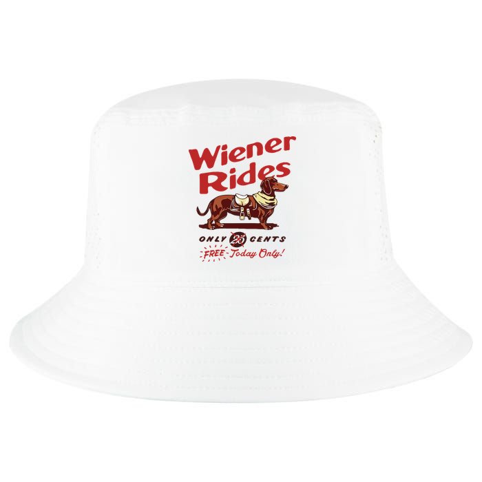 Dachshund Wiener Rides Only 25 Cents Free Today Only Cool Comfort Performance Bucket Hat