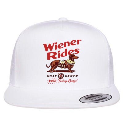 Dachshund Wiener Rides Only 25 Cents Free Today Only Flatbill Hat