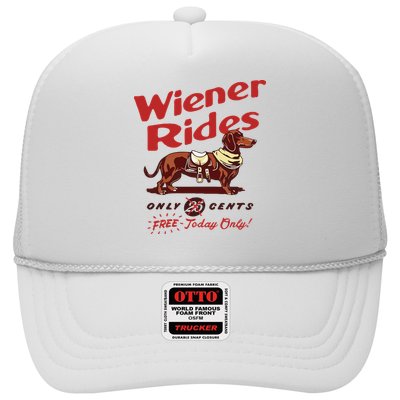 Dachshund Wiener Rides Only 25 Cents Free Today Only Trucker Hat