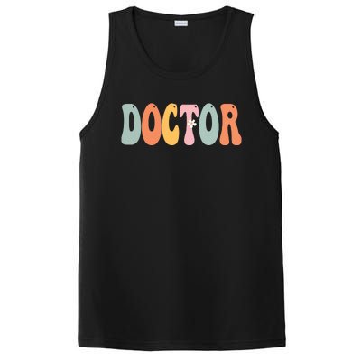 Doctor Week Retro Groovy Appreciation Day For Women For Work PosiCharge Competitor Tank