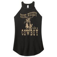 Drink Whiskey Ride a Cowboy Women's Perfect Tri Rocker Tank