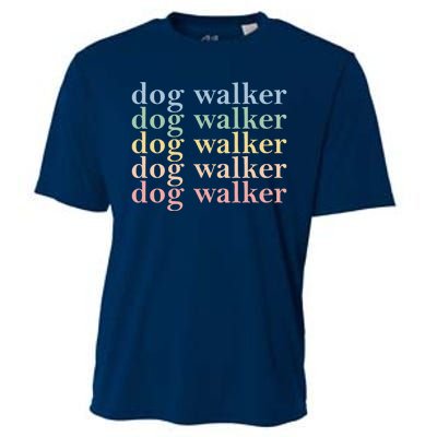 Dog Walker Retro Cooling Performance Crew T-Shirt