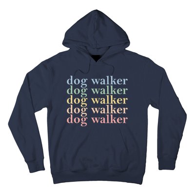 Dog Walker Retro Hoodie