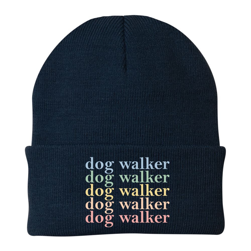 Dog Walker Retro Beanie
