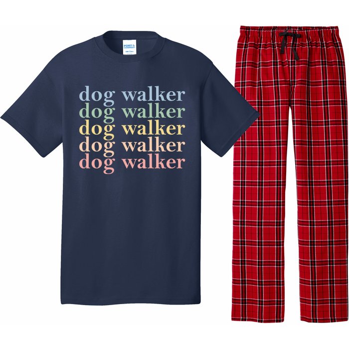 Dog Walker Retro Pajama Set