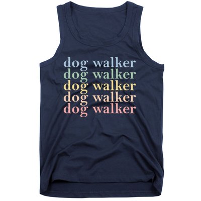 Dog Walker Retro Tank Top