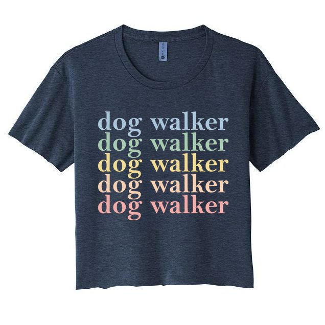Dog Walker Retro Crop Top