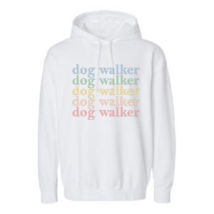 Dog Walker Retro Garment-Dyed Fleece Hoodie