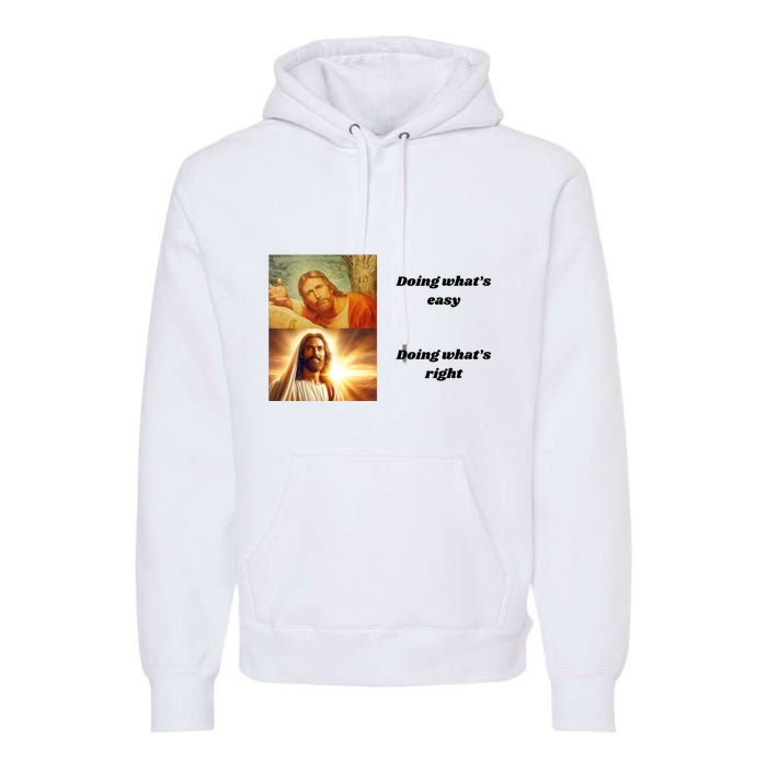 Doing WhatS Right Premium Hoodie