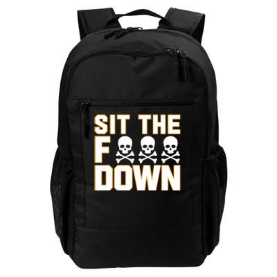 Davidbednar Wearing Sit The Fuck Down Daily Commute Backpack