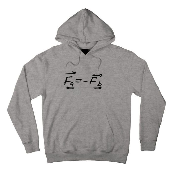 Design With Sir Isaac Newtons Third Law Tall Hoodie