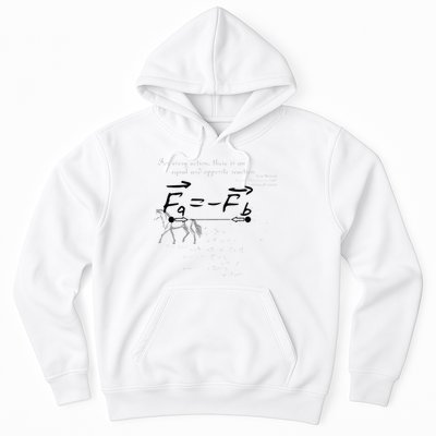 Design With Sir Isaac Newtons Third Law Hoodie