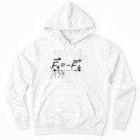 Design With Sir Isaac Newtons Third Law Hoodie