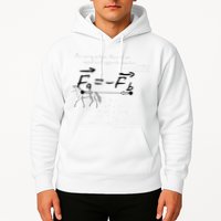 Design With Sir Isaac Newtons Third Law Hoodie