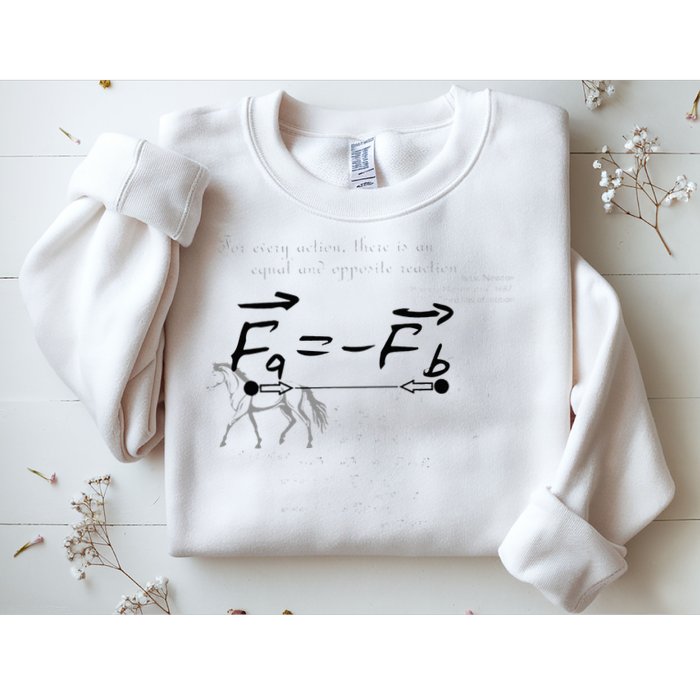 Design With Sir Isaac Newtons Third Law Sweatshirt