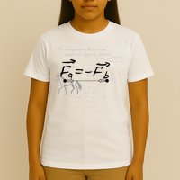 Design With Sir Isaac Newtons Third Law T-Shirt