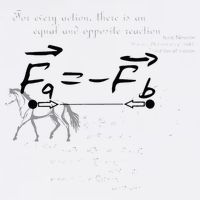 Design With Sir Isaac Newtons Third Law T-Shirt