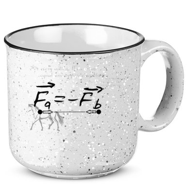 Design With Sir Isaac Newtons Third Law 15oz Campfire Ceramic Mug