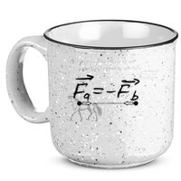 Design With Sir Isaac Newtons Third Law 15oz Campfire Ceramic Mug