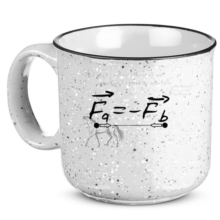 Design With Sir Isaac Newtons Third Law 15oz Campfire Ceramic Mug