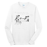 Design With Sir Isaac Newtons Third Law Tall Long Sleeve T-Shirt
