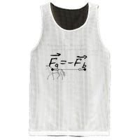 Design With Sir Isaac Newtons Third Law Mesh Reversible Basketball Jersey Tank