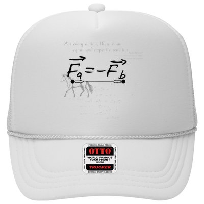 Design With Sir Isaac Newtons Third Law Trucker Hat