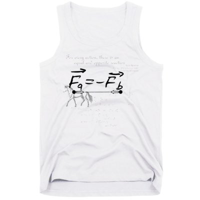 Design With Sir Isaac Newtons Third Law Tank Top