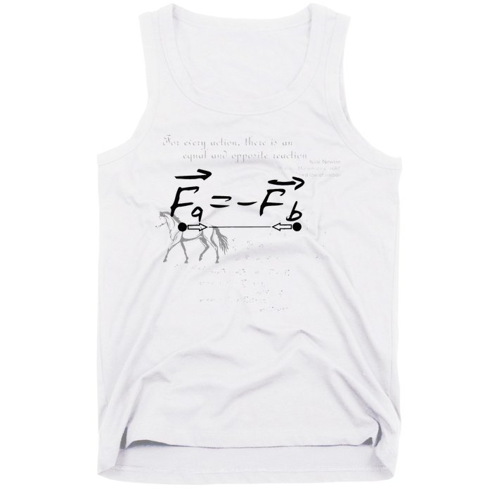 Design With Sir Isaac Newtons Third Law Tank Top